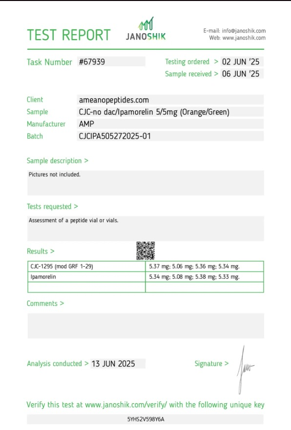 IPA+CJC-1295 10MG
